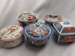京都清水焼　蓋付き茶碗 2客セット 色絵 陶器 京都清水焼 蓋付き茶碗 2客セット 色絵 陶器 - メルカリ