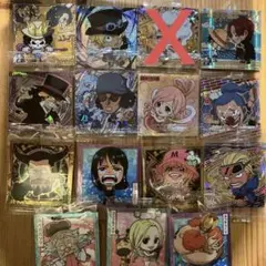 ワンピース　ウエハースシール15枚セット Ｘも有ります！