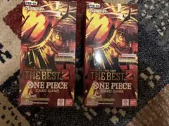 ワンピースカード　THE BEST 2 2BOX ザベスト　テープカット　宅急便 ワンピースカード THE BEST 2 2BOX ザベスト テープカット 宅急便