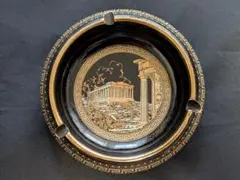 【ギリシャAdis製24金彩灰皿】Adis ギリシャ製 24K 陶器製灰皿のサムネイル
