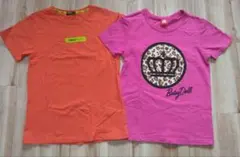 BABYDOLL　まとめ売り2点　 Tシャツセット　 オレンジ 　ピンク