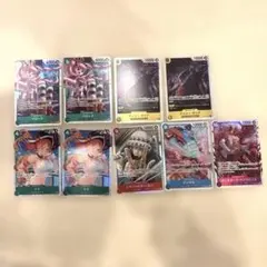 ワンピースカードゲーム SR 9枚セット ペローナ ナミ 蒼海の七傑