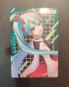 スシロー プロセカ コラボ限定カード 初音ミク