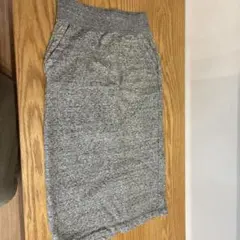土日限定値下げ【新品未使用】UNIQLO グレー ボアスウェットスカートSサイズ