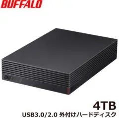 BUFFALO 4TB 外付けハードディスク HD-NRLD4.0U3-BA