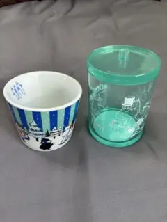 ムーミン 冬のデザイン カップと容器セット　ケンタッキー