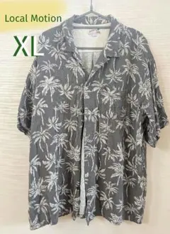 美品】Local Motion アロハシャツ 半袖 ハワイアン ヤシ メンズXLのサムネイル