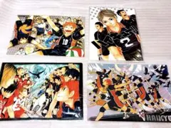 ハイキュー ジャンプショップ 原画 クリアファイル 烏野 音駒