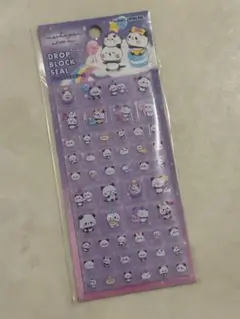 ドロップブロックシール もちもちぱんだ タイルシール カミオジャパン