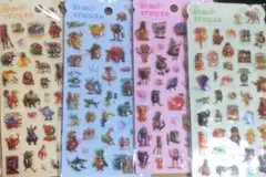 イタリアンブレインロット　AIモンスターぷくぷく EMBOステッカー4枚セット