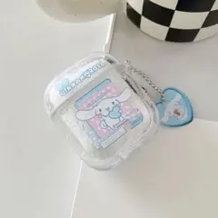 AirPodsProケース シナモロール airpods プロ カバー ラメ