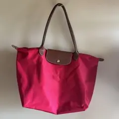 美品❗️ Longchamp Le Pliage トートバッグ レッド