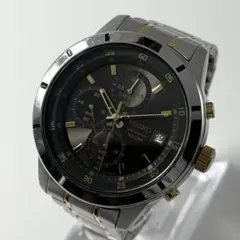 【稼動】 SEIKO 腕時計 海外モデル クロノグラフ 4T57-00H0のサムネイル