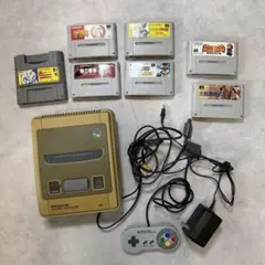 任天堂 スーパーファミコン 本体 ソフト7本セット