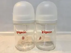 【2本セット】Pigeon ガラス哺乳瓶 160ml