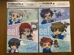 Freeマンチョコ ロッテ オリジナルA5ノート 七瀬遙 松岡凛 イオン