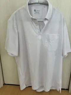 i-shirt ホワイト ポロシャツ LL