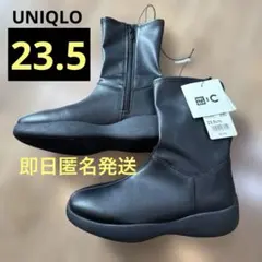 ‼️新品タグ付 ‼️ユニクロC ブラック　ショートブーツ 23.5cm