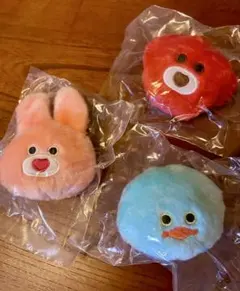 mojojojo ぬいぐるみクリップ 3種セット
