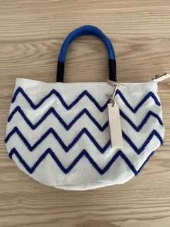 Folna フォルナ サガラ刺繍•マルシェトートバッグ【美品】のサムネイル