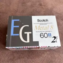 스카치 8mm 비디오 카세트 P6-60 2 팩 베티 부프