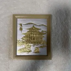 京都 金閣寺 額縁入り インテリアパネル