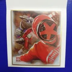 スーパー戦隊色紙ART　ブンレッド