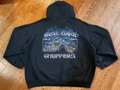 West Coast Choppers アイアンクロス パーカー ブラック L