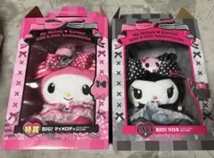 Happyくじ マイメロディ・クロミ BIGぬいぐるみセット