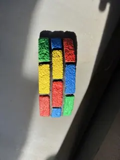 自己作品　陶器製　オブジェクト　飾り　アクリル絵の具使用