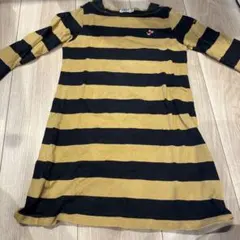 DOUBLE.B Miki House ボーダー ワンピース 120cmのサムネイル