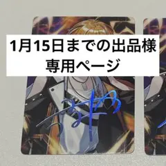 1月15日までの出品様専用ページ
