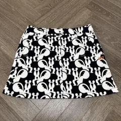 美品 パーリーゲイツ リス 総柄 スカート