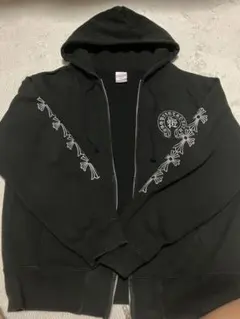 【美品】エッグプラント ジップパーカー 黒