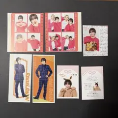 なにわ男子　大西流星　切り抜き 推しお守り 推しおり ハッピー4カット