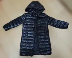 黒のダウンコート 120サイズ