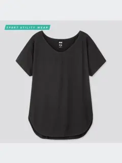UNIQLO　エアリズムシームレスVネックロングT（半袖）新品タグ付