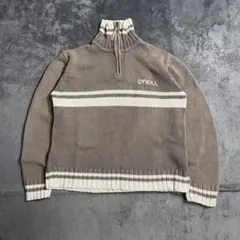 O'NEILL オニール ハーフジップ コットン アクリル ニット セーター