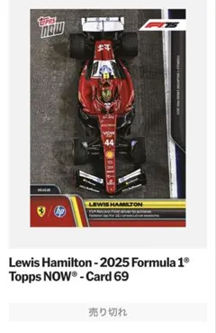 Lewis Hamilton 2025 Formula 1 Topps