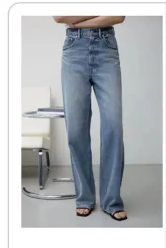 AZUL BY MOUSSY ハイウエストワイドデニム