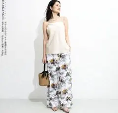 【値下げ】Dark Angel ボタニカルプリント イージーワイドパンツ 普通丈