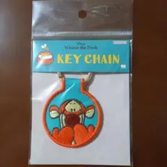 未使用　プーさんティガー刺繍キーチェーン