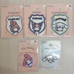 サンリオ ワッペン 5点セット