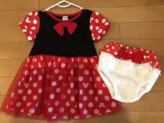 Disney ミニーワンピース&ミニーパンツセット