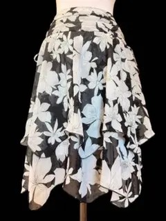 クミキュクシス 組曲 フレアスカート フラワー 2 サイズM