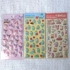 Sanrio ぷくっとシール 　3つセット