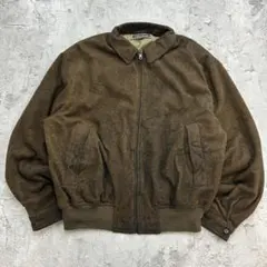 80s〜　ノーティカ　リバーシブルジャケット　2WAY　古着　ブラウンカーキ　L