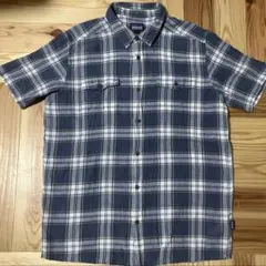 パタゴニア　半袖　チェックシャツ　L