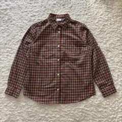 Columbia コロンビア 長袖チェックシャツ オレンジ系 XLのサムネイル