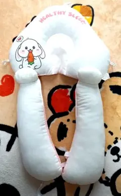 うさぎデザイン 寝返り防止ベビー枕